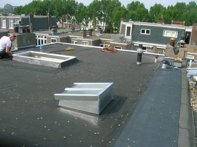 Dakrenovatie plat dak &#8211; Archimedesstraat Den Haag